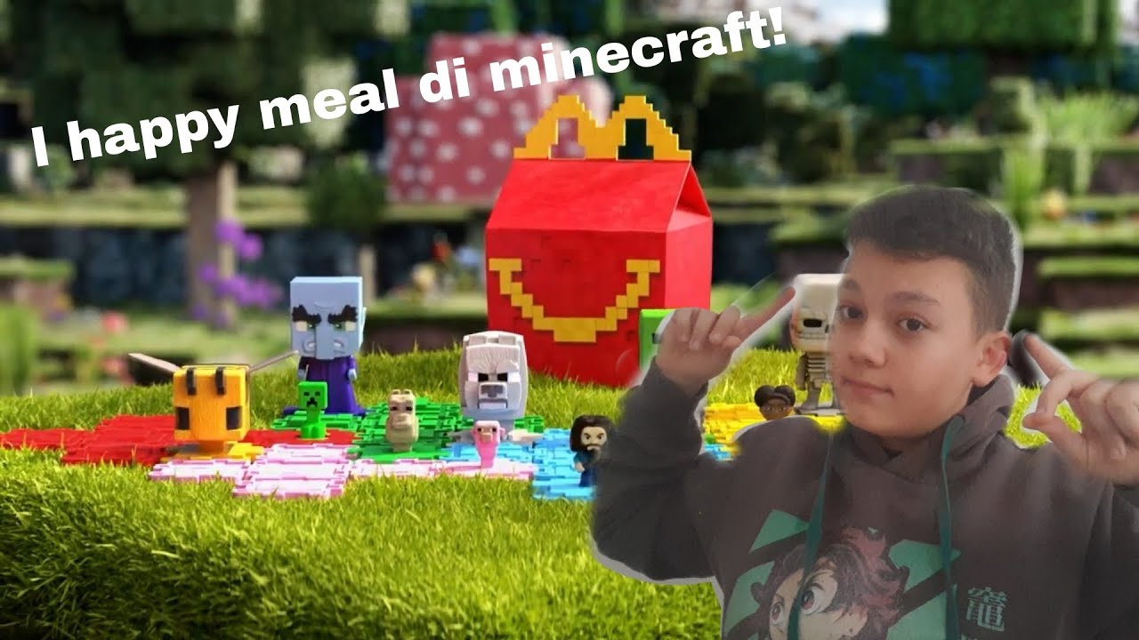 Unboxing dell happy meal di Minecraft