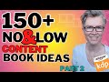 Types of No Content and Low Content Books. Print On Demand Books for Amazon KDP **Video: 2 of 12**