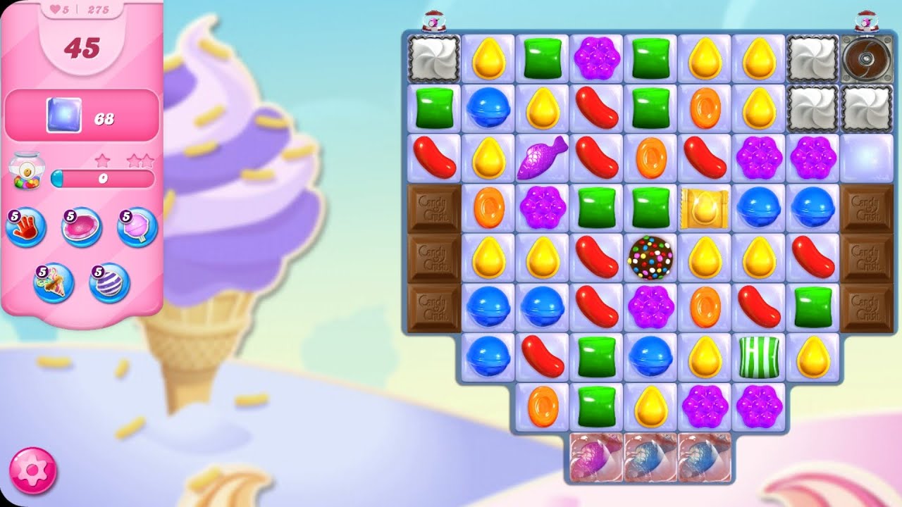 Candy crush saga level 275 - YouTube