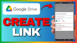 How To CREATE GOOGLE DRIVE LINK FOR PHOTOS ON MOBILE (FULL GUIDE) 2026!