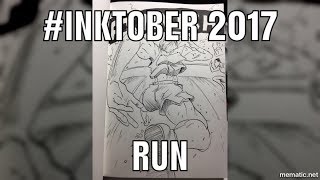 #Inktober 2017 day 11 Run