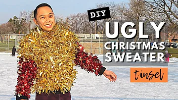 How To Make An Ugly Christmas Sweater | DIY Tinsel