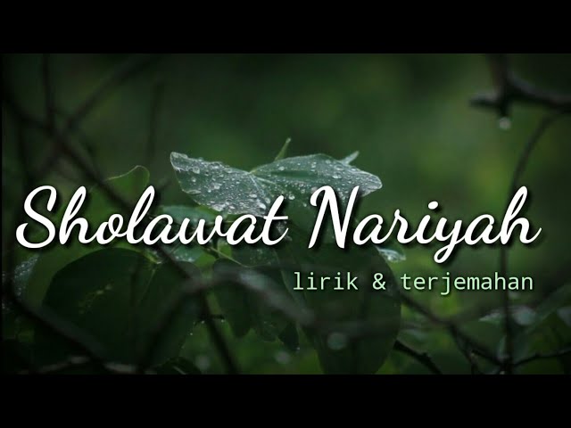 SHOLAWAT NARIYAH, tanpa musik full lirik arab || pujian sebelum sholat class=