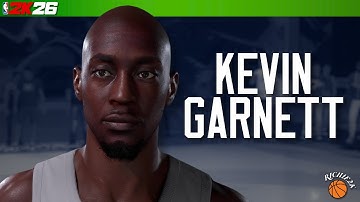 Kevin Garnett Face Creation NBA 2K26