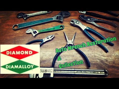 Diamond Tool and Horseshoe Company Auto Wrench Restoration and collection!
