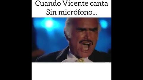 Thumbnail of Cuando Vicente canta sin micrófono 👏