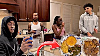 I COOKED FOR FOE AT THE NEW HOUSE AND THEY DID NOT LIKE MY FOOD!!😡