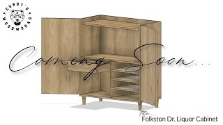 Fusion 360 Animation - Folkston Dr. Liquor Cabinet