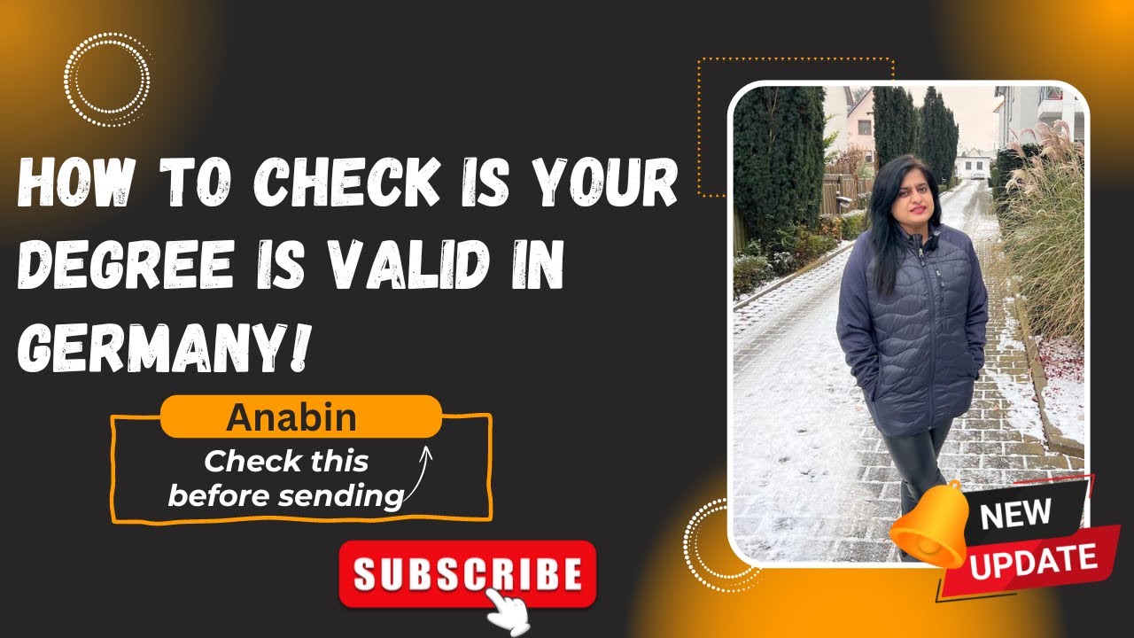 Is Your Degree Recognized in Germany? Check Now! 🇩🇪🎓 - YouTube