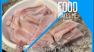 Best way to freeze your fish for the long term!