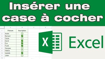 Comment insérer une case à cocher dans Excel