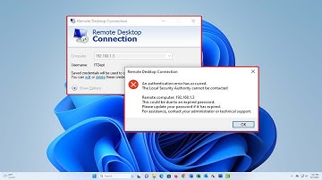 Oplossing: Er is een authenticatiefout opgetreden. Er kan geen contact worden opgenomen met de lo...