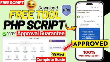 Free Tool Website PHP Script for AdSense Approval - AdSense Approval using PHP Scripts - 2025 Guide