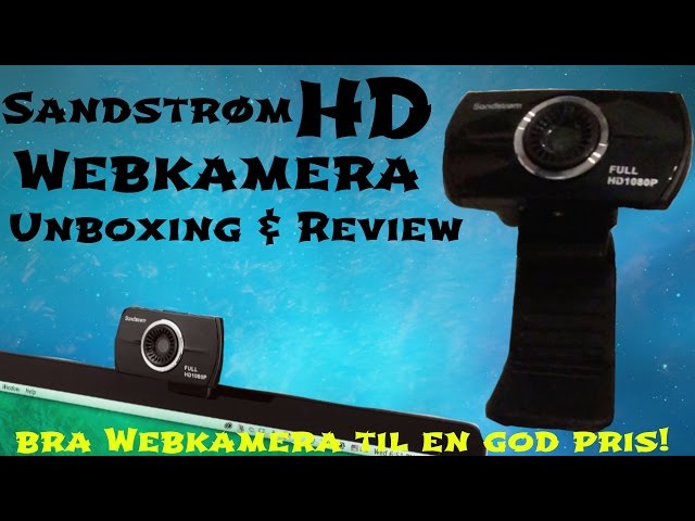 Menneskelige race En sætning Sæson Sandstrøm HD Webkamera - Unboxing & Review - YouTube