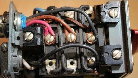 reversing switch connection | wiring a reversing switch