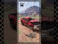 Truck Destroys Car Lineup
