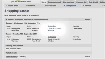 thetrainline.com ticket booking website