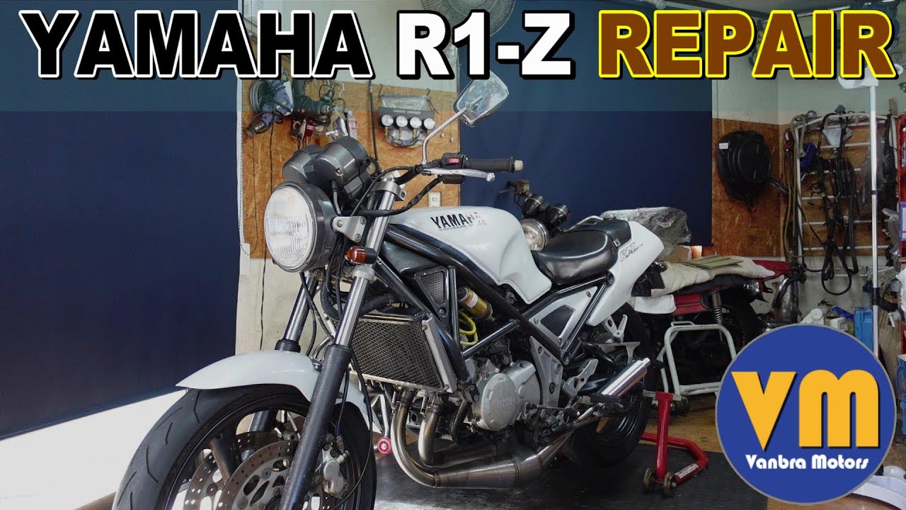 バイク修理】YAMAHA R1-Z エンジン不動修理 オーバーフロー修理 - YouTube
