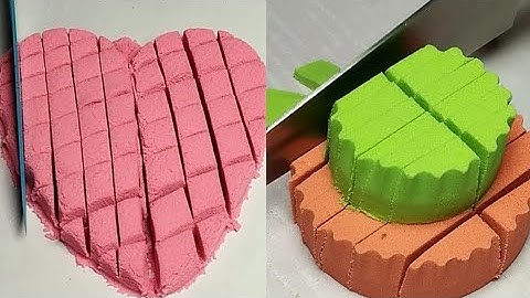 Very Satisfying and Relaxing Compilation 109 Kinetic Sand ASMR
