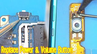 How to replace Android Mobile phone side power button on off switch & volume buttons Tutorial 20