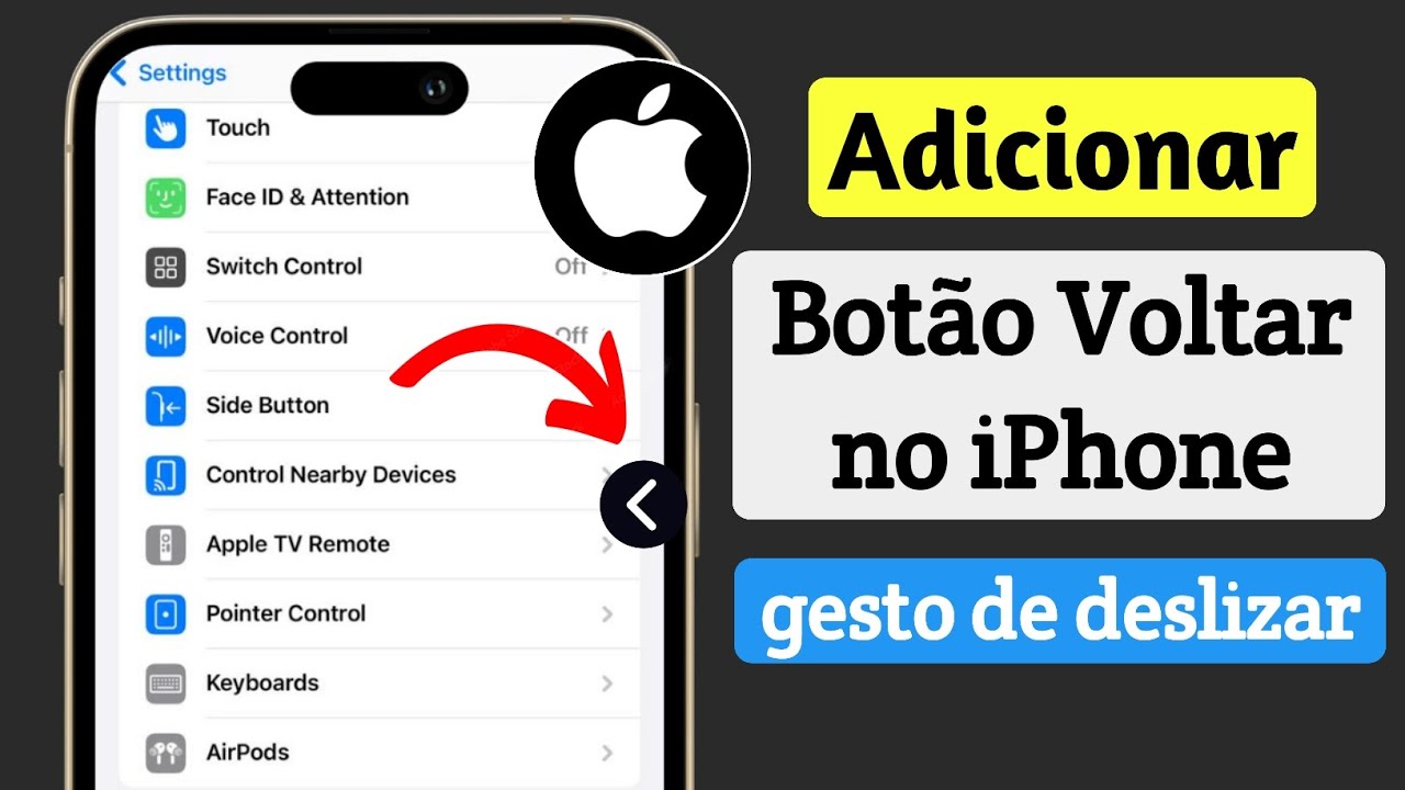 iPhone | Como adicionar botão Voltar no iPhone (gesto de deslizar ...