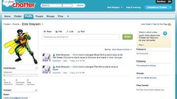 Specify Your Manager in Salesforce Chatter Profile with #reportingin