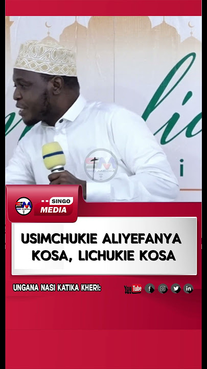 Chukia kosa, usimchukie mkosaji. Hakuna jalala la kutupa watu. #trending #swahili #shorts #fashion