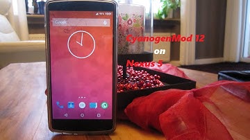 Android 5.0.2 CyanogenMod 12 on Nexus 5