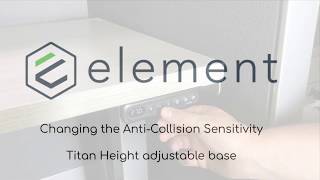Titan Series: Changing the Anti-Collision Settings