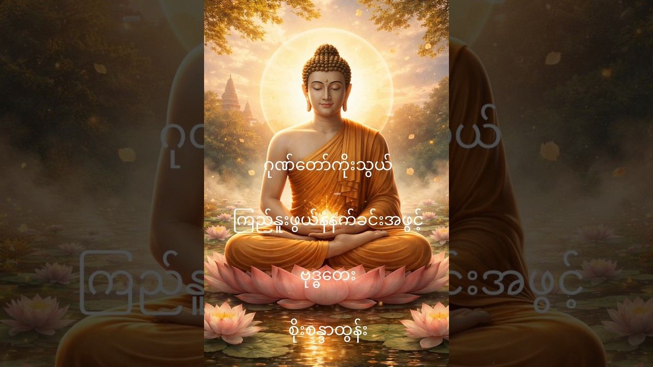 နံနက်တိုင်း နားထောင်သင့်သော ဂုဏ်တော်ကိုးသွယ်#တရားတော်များ #ဘုရား #dhamma