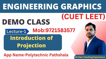Engineering Graphics for CUET LEET |  Demo Class Lec-1@PolytechnicSchool