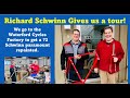 Richard Schwinn at Waterford Cycles Takes us on a tour of his shop! We bring him a frame to repaint.