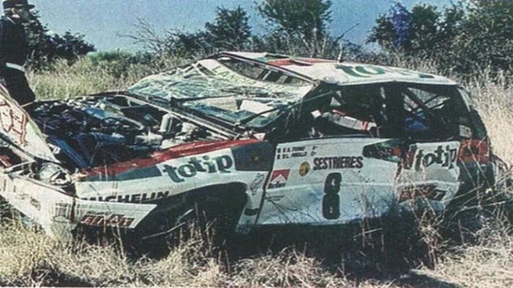 L'incidente di Alessandro Fiorio al rally di Monte...