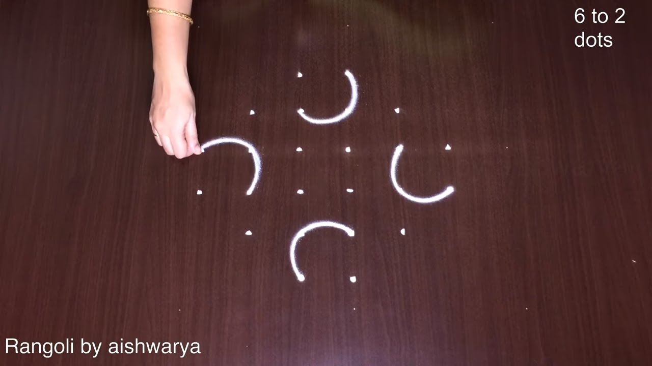 Deepavali Simple Diwali Special Diya Kolam