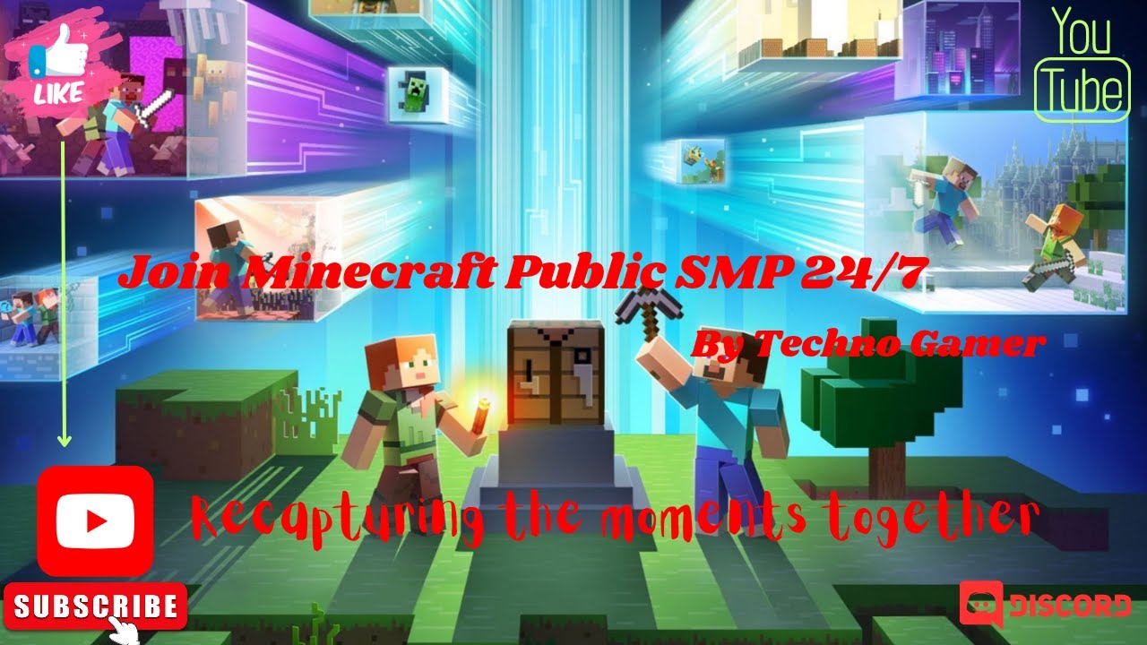 MINECRAFT LIVE STREAM | JOIN MY Minecraft PUBLIC SMP JAVA / POCKET ...