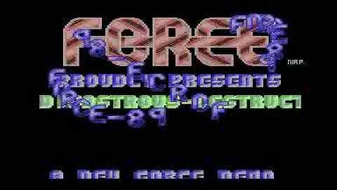 Disastrous C64 by The Force 1989
