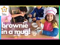 BROWNIE in a MUG Easy Recipe for Kids | Kids Cooking