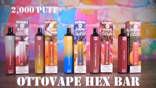 Otto Vape Hex Bar 2,000 Puff Review! VapingwithTwisted420 - YouTube
