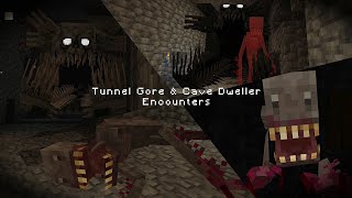 Minecraft Tunnel Gore & Cave Dweller Encounters (Skarrier Mobs Mod & Cave Dweller Overhaul Mod)