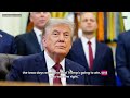President Donald Trump Lashes Out at Reporter for Asking Why Senate Is Still in Session Despite Summ
