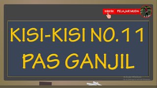 KISI-KISI 11. MENYELESAIKAN SOAL CERITA RELASI DAN FUNGSI