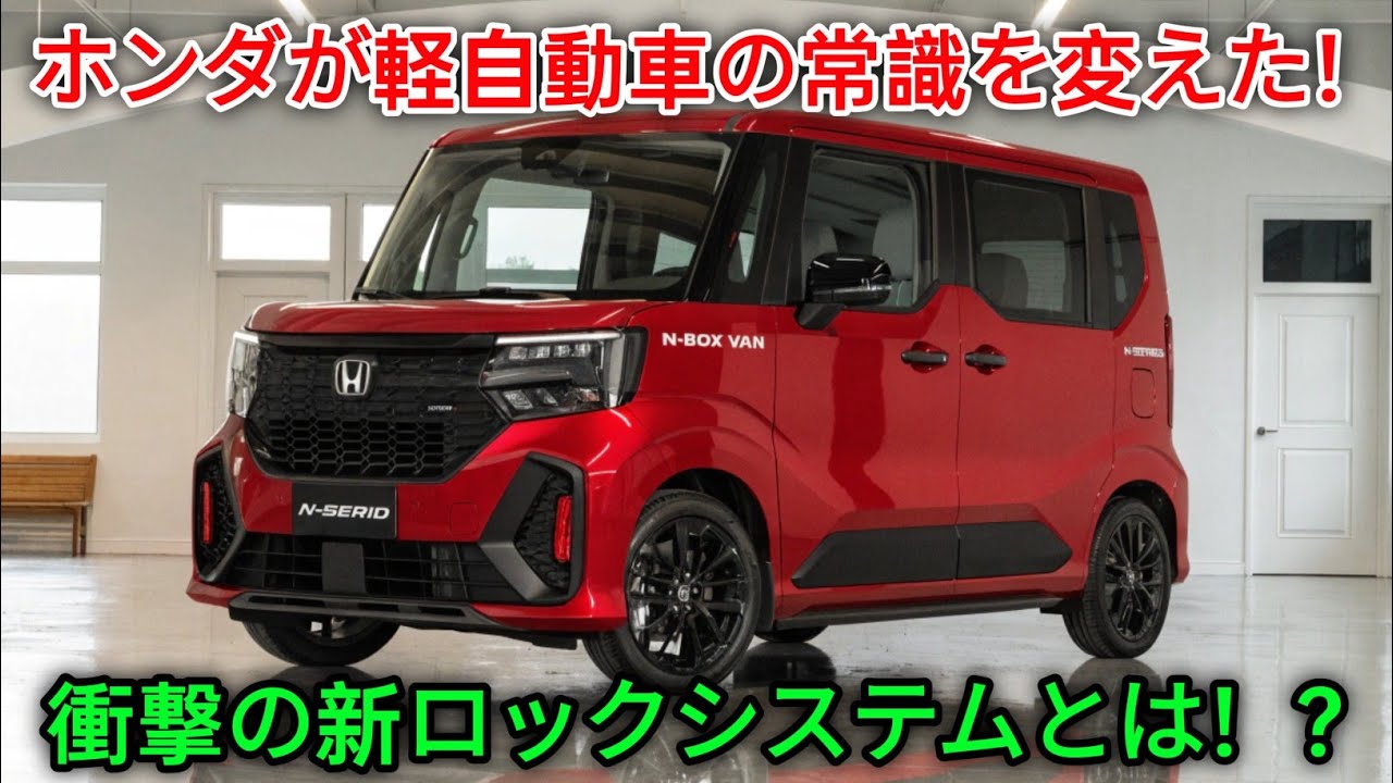 2026 年9月発表！ホンダ新型N-BOX JOY世界初公開！驚きのパワースライドドア予約ロック機能！