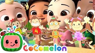 Five Little Monkeys Jumping on the Bed | CoComelon | Nursery Rhymes and Songs for Kids