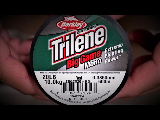 12lb Berkley's Trilene Big Game Strength Test - Surprising Result! 