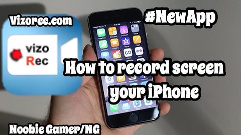 How to record your iPhone screen  [ 9.0.0-10.1.2]