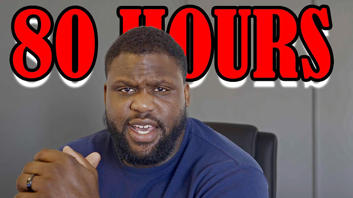 Work 80 hours a week if you're broke, it's EASY to put yourself in HARD situations