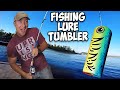 REAL Fisherman's Reactions to my FISHING LURE Tumbler