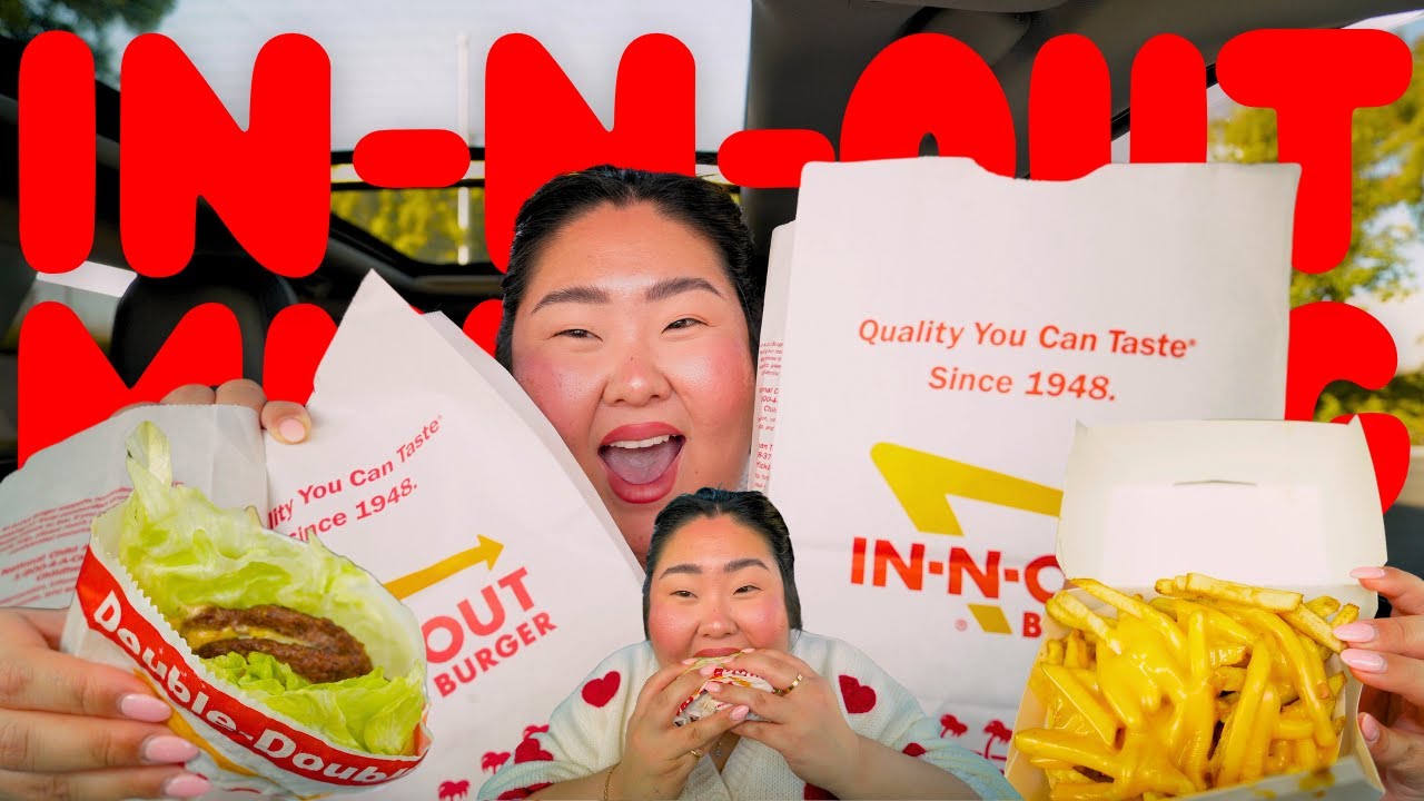 IN N OUT 🍔 *ONLY FAVS* MUKBANG 먹방 EATING SHOW! + Flying Dutchman & Cheese Fries 🍟 | MONDAY MUNCHIES