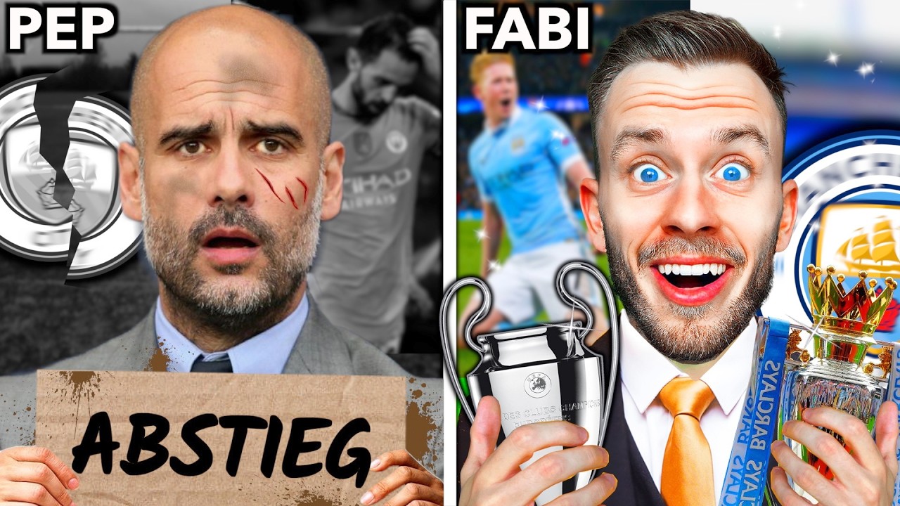 Guardiola vs Fabiano: WER ist der BESSERE MAN CITY TRAINER? 👀🏆