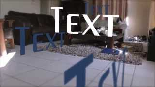 After Effects 3D Camera Tracking Test AE CS6